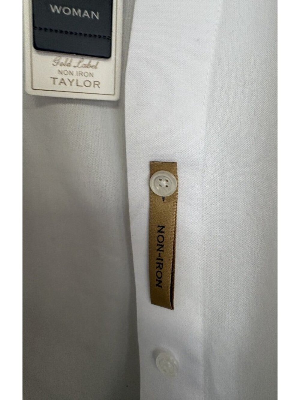 Investments Taylor Gold Label 3/4 Sleeve Button Down Blouse 20 W NEW Plus Size - Picture 10 of 10